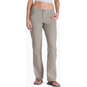 KUHL tan straight leg Kanvus pants 4